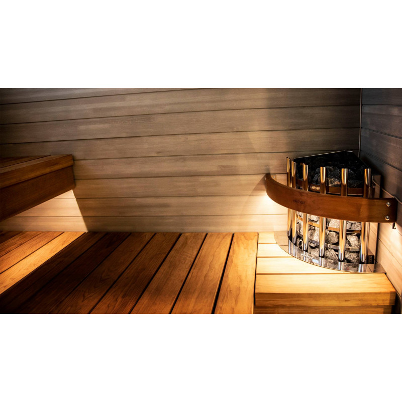 Светещ парапет за безопасност HTRC3L - за ъглов нагревател HARVIA Glow