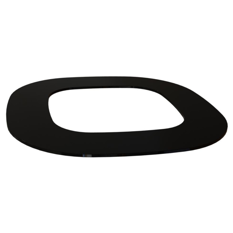 Вграждащ фланец - HELO Himalaya, черно стъкло