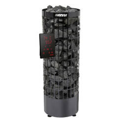 Електрическа печка за сауна - HARVIA Cilindro Black Steel PC70XE 6,8 kW