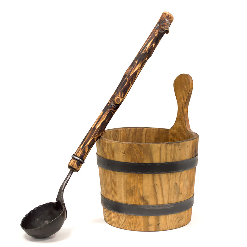 Комплект кофа и черпак Legend, ковани 7,0 л