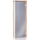 Стъклени врати за сауна AD LUX, 80 x 210, Елша, Сив