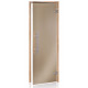 Стъклени врати за сауна AD PREMIUM LIGHT, 70 x 190, Елша, Бронз