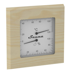 Термо-хигрометър SAWO 225-TH, бор 