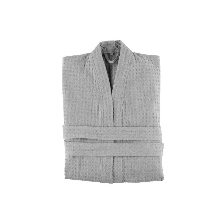 Халат за баня, L / XL, Светло сиво
