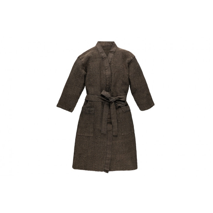 Халат за баня в подаръчна кутия, RENTO KENNO, кафяв