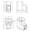 Печка за сауна на дърва - STOVEMAN 16-LS HEAVY - 2