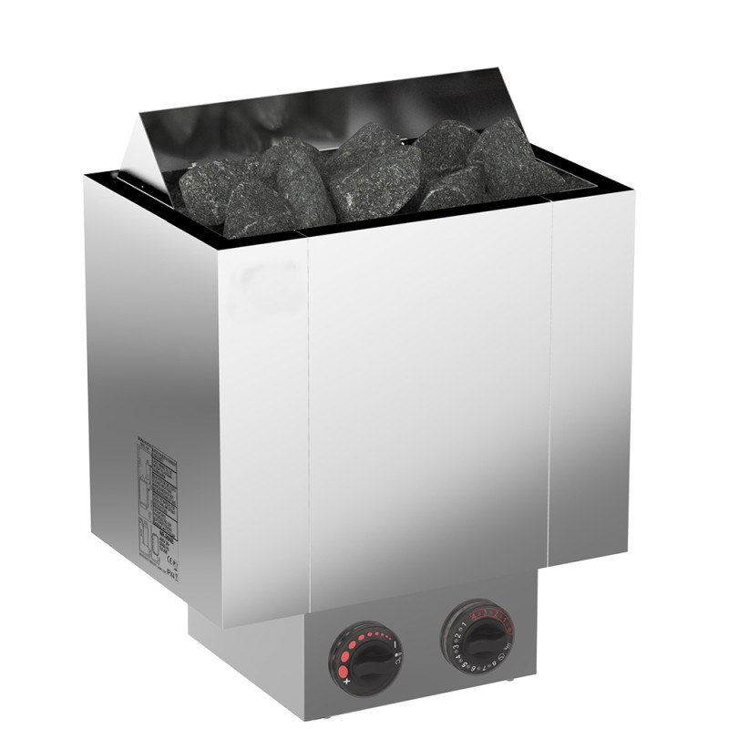 Електрическа печка за сауна – SAWOTEC Nordex Plus, с контролен блок