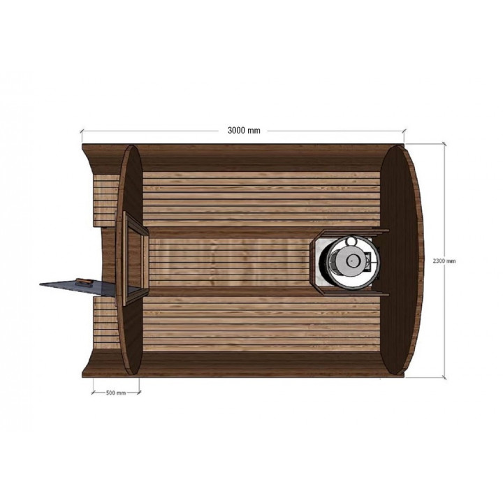 Къща за сауна RT-300P