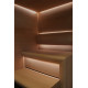 CARIITTI Sauna Linear Glass - оптичен фитинг