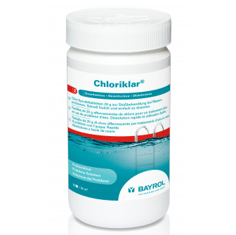 Бързоразтворими хлорни таблетки Chloriklar, 1 кг