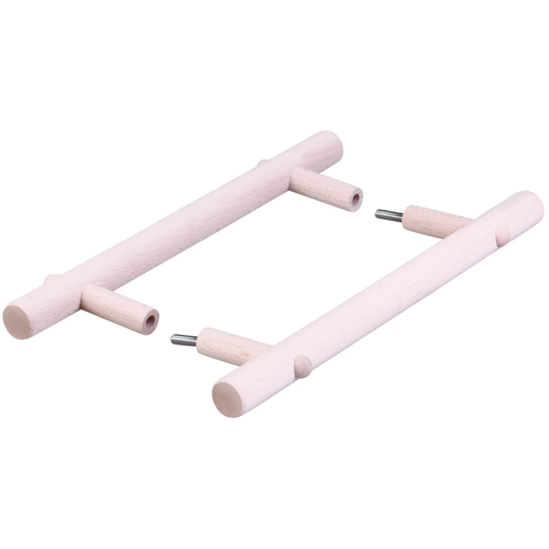 Комплект дървени дръжки за врати