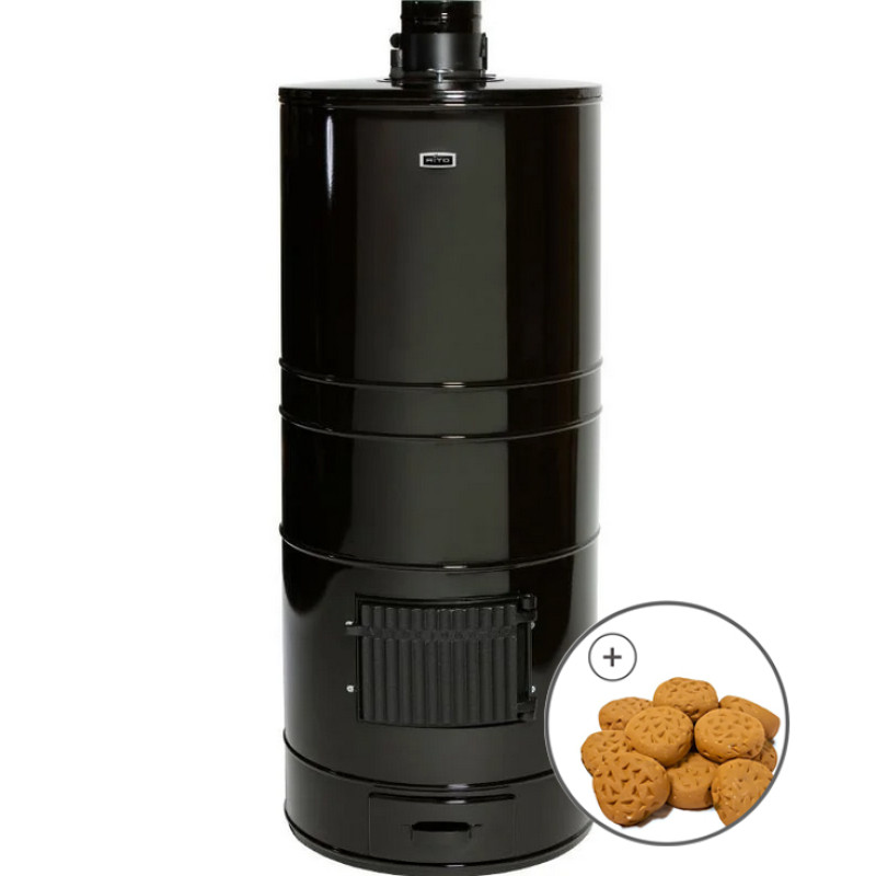 Печка за сауна на дърва - AITO AK-57, разширена, включени камъни KERKES