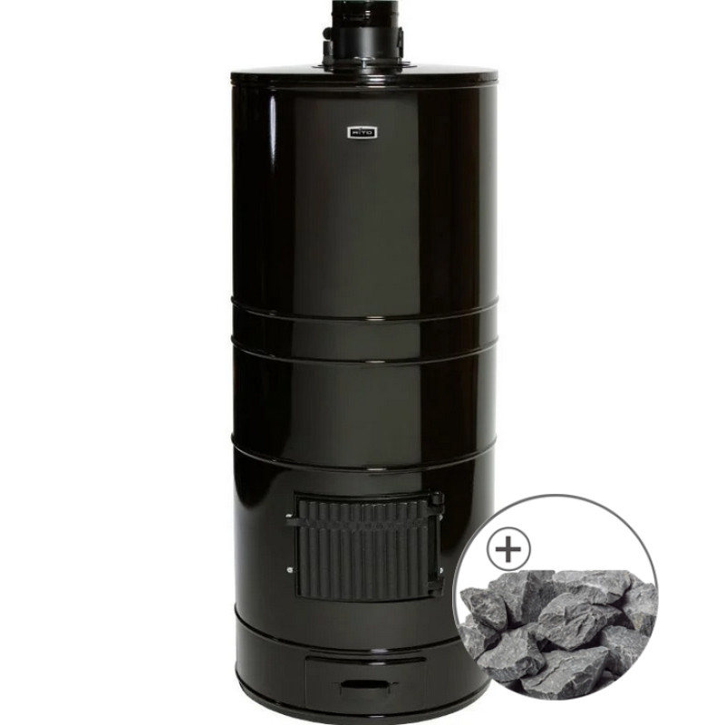 Пещ за сауна на дърва - AITO AK-57K, включени традиционни камъни