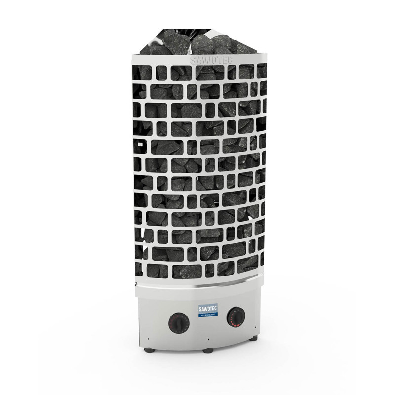 Електрическа печка за сауна – SAWOTEC Ari Corner, с контролен блок