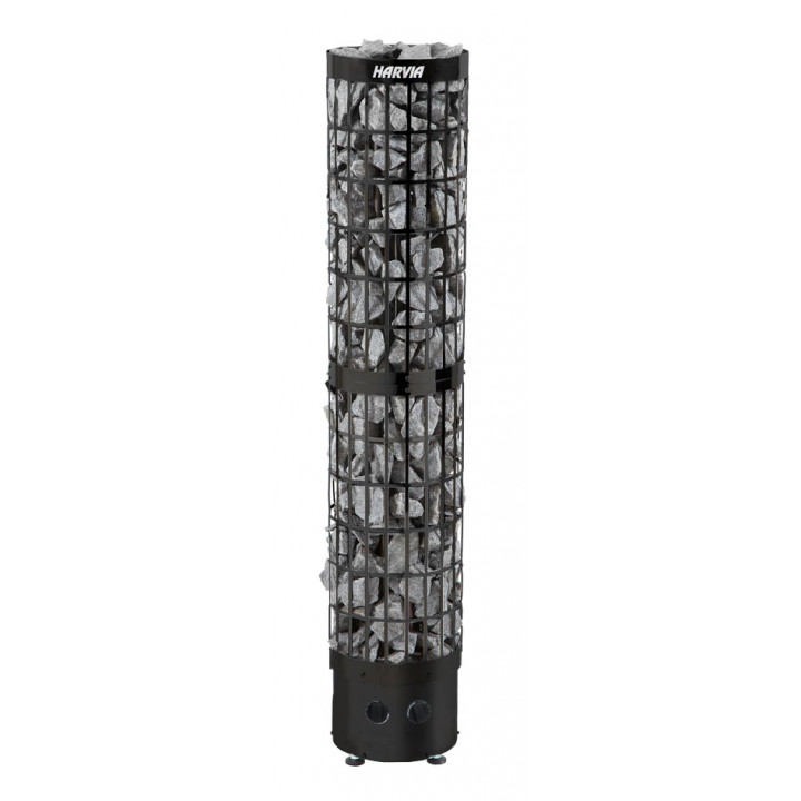 Електрическа печка за сауна - HARVIA Cilindro Black Steel PC66 6,6 kW