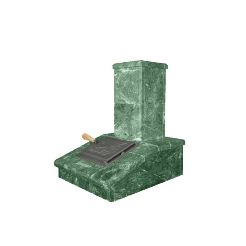 Каменно покритие на комина, серпентина, 540 мм