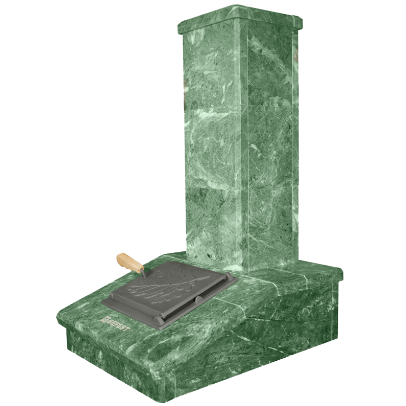 Каменно покритие на комина, серпентина, 790 мм