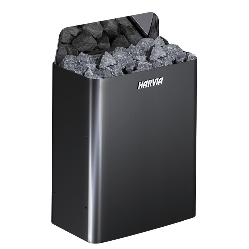 Електрическа печка за сауна - HARVIA The Wall Black Steel SW60E 6 kW