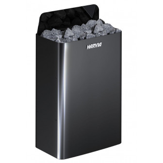 Електрическа печка за сауна - HARVIA The Wall Black Steel SW90E 9 kW