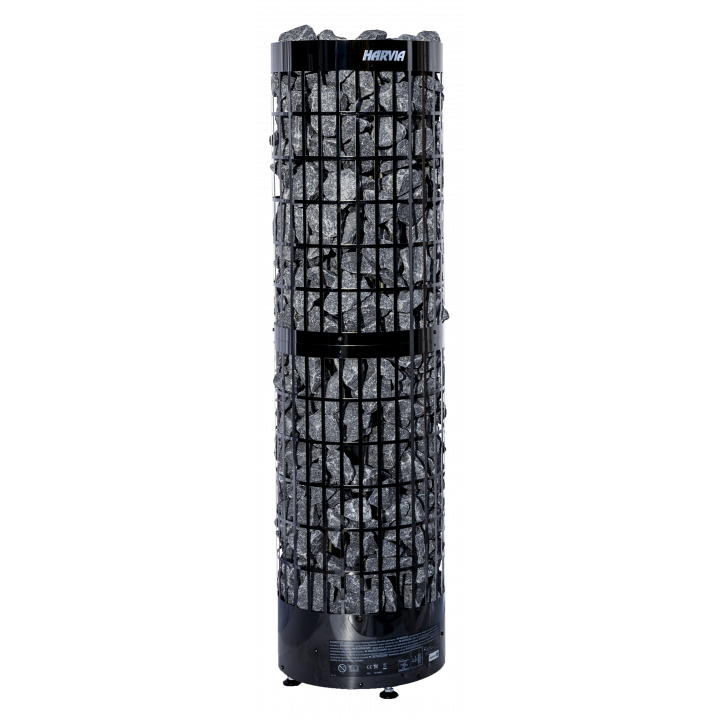Електрическа печка за сауна - HARVIA Cilindro Pro Black Steel PC100E/135E 10/13,2 kW