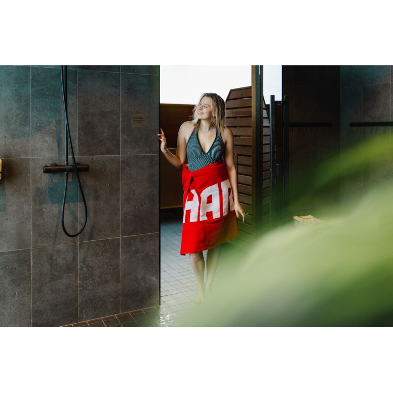 Хавлия за сауна HARVIA, 70 x 140см, червена