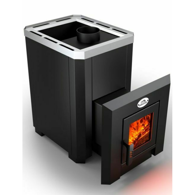 Печка за сауна на дърва - NOVA KLASSIK 26 със стъклена врата