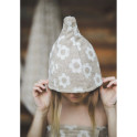 Памучна шапка за сауна - ЦВЕТЯ - 1