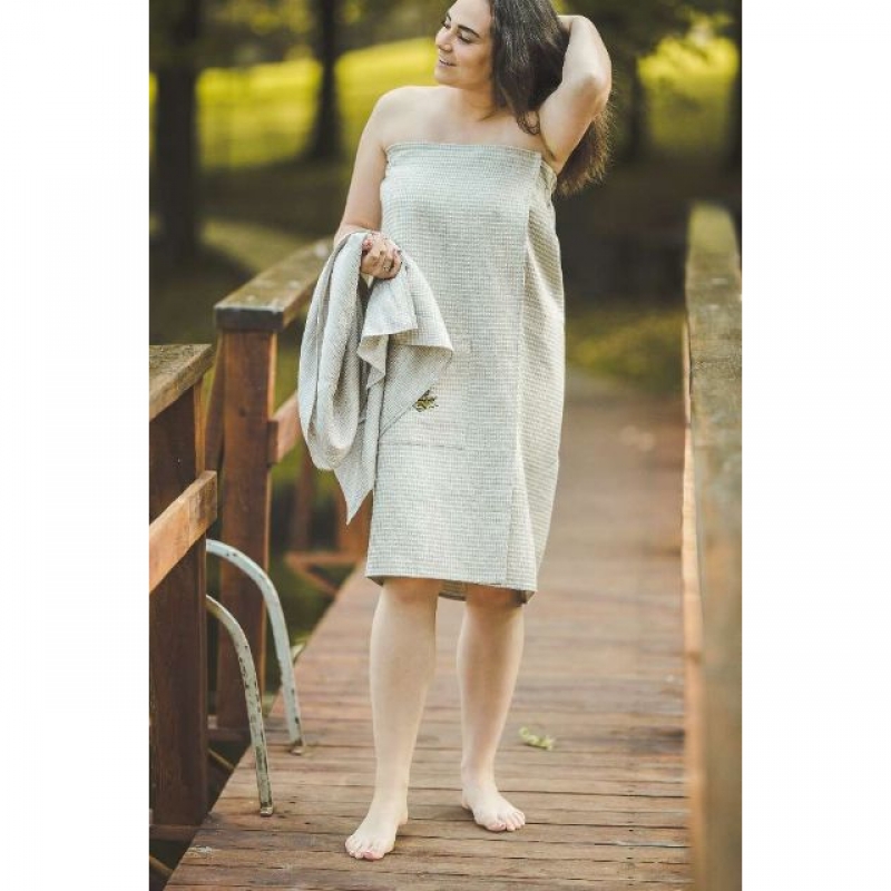 Дамска престилка за сауна, бельо