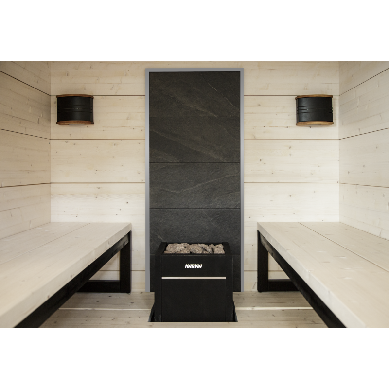 Каменна стена HARVIA, Сива рамка