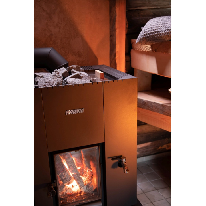 Пещ за сауна на дърва - HARVIA Linear 22 GreenFlame RS
