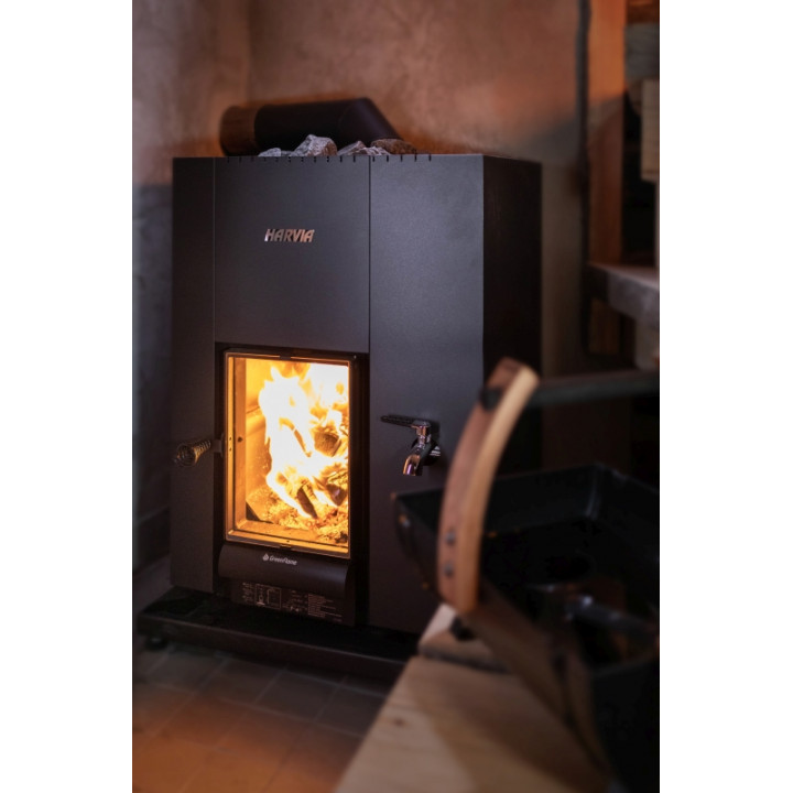 Пещ за сауна на дърва - HARVIA Linear 22 GreenFlame RS