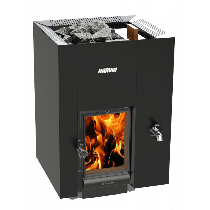 Пещ за сауна на дърва - HARVIA Linear 22 GreenFlame RS