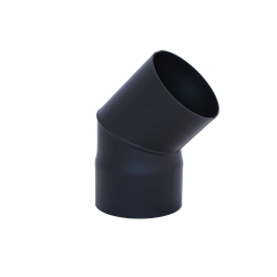 Коляно HARVIA 45°, черно 