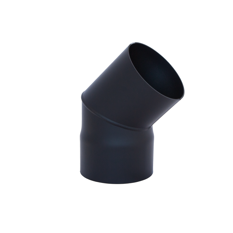 Коляно HARVIA 45°, черно