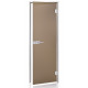 Стъклени врати за сауна AD DORADO, Матово стъкло, 90 x 210, Бронзов мат