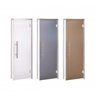 AD LUX стъклени врати за парна сауна, матово стъкло