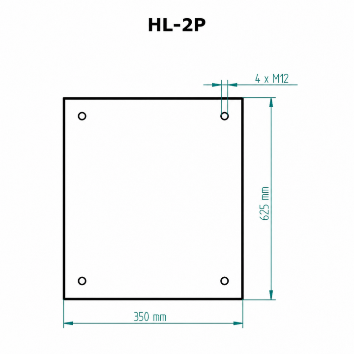 Защитно постелка Skamet HL-2P, черна