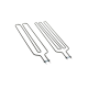 Резервни части - нагревателен елемент HUUM за нагреватели CLIFF/STEEL 2 kW