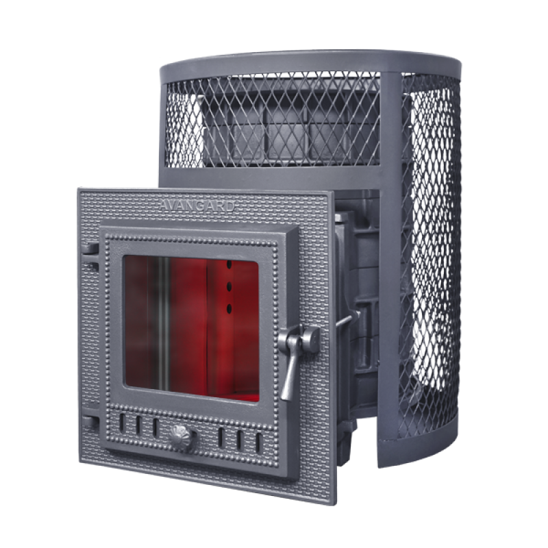 Печка за сауна на дърва GEFEST- Avangard 24 (М) в кръгла решетка