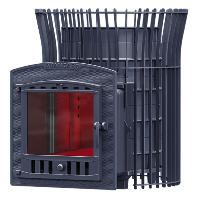 Пещ за сауна на дърва GEFEST - AVANGARD (P2) в решетка лале