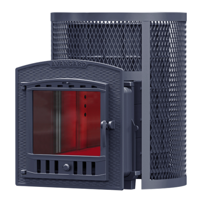 Печка за сауна на дърва GEFEST - AVANGARD 30 (P2) в кръгла решетка
