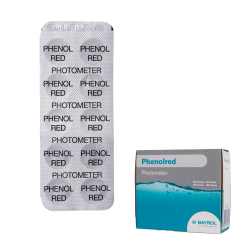 Таблетки за тестване на вода за фотометър Phenolred, определяне на pH, 10 таблетки  Таблетки за тестване на вода за фотометър Phenolred, определяне на pH, 10 таблетки