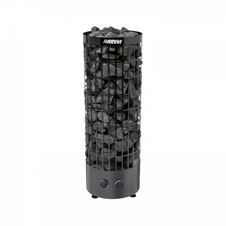 Електрическа печка за сауна - HARVIA Cilindro Black Steel PC70 6,8 kW