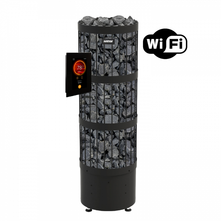 Електрическа печка за сауна - Harvia Legend PO110FC 10.8 kW WiFi черна