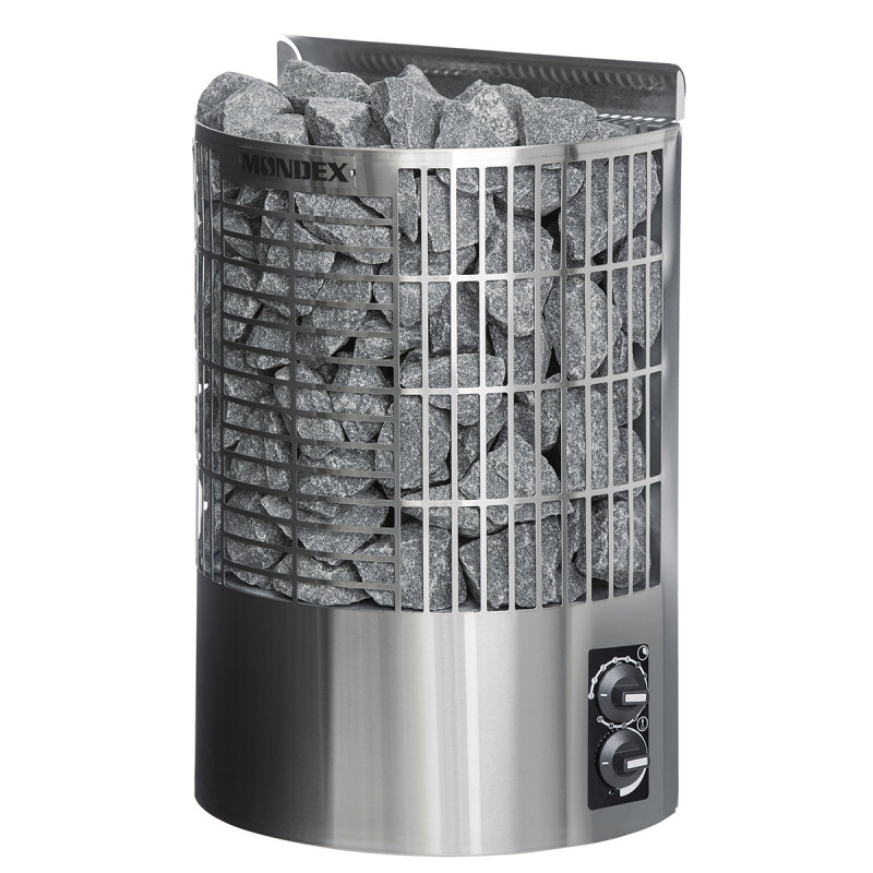 Електрическа печка за сауна - MONDEX TENO, неръждаема стомана
