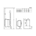 Електрическа печка за сауна – SAWOTEC Scandia Combi Next, без контролен блок - 1 Електрическа печка за сауна – SAWOTEC Scandia Combi Next, без контролен блок - 1