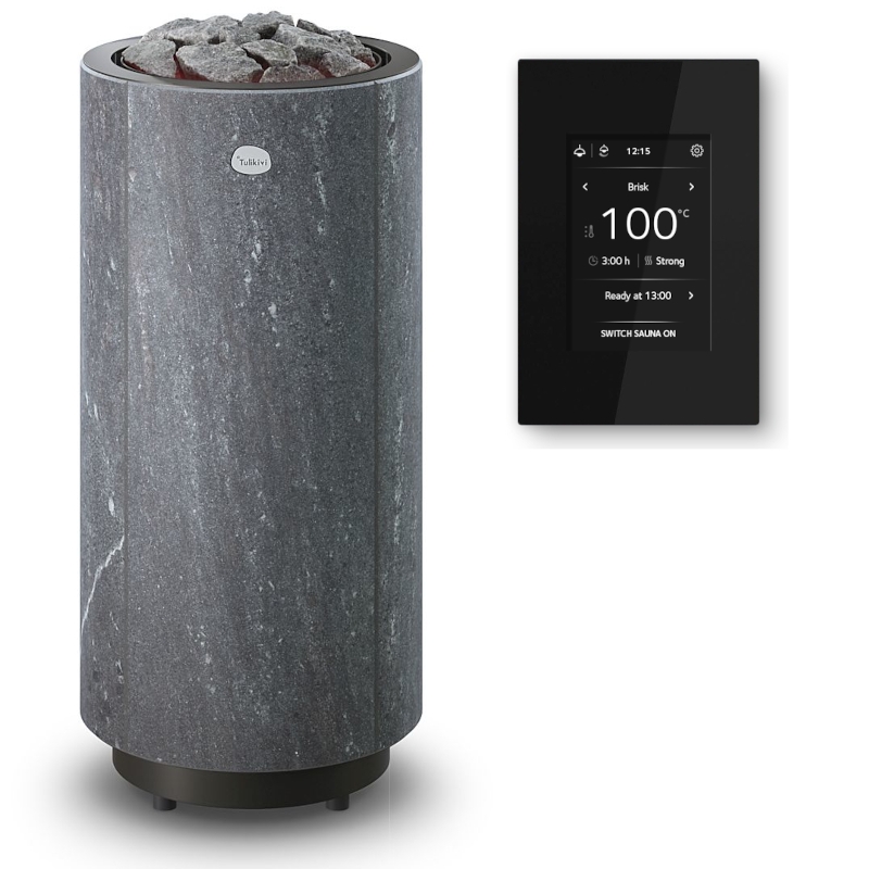 Електрическа печка за сауна TULIKIVI KAARNA Nobile, с контролен панел