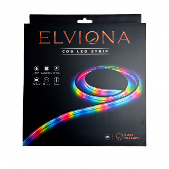 Elviona COB LED лента за сауна, RGB , 5 m