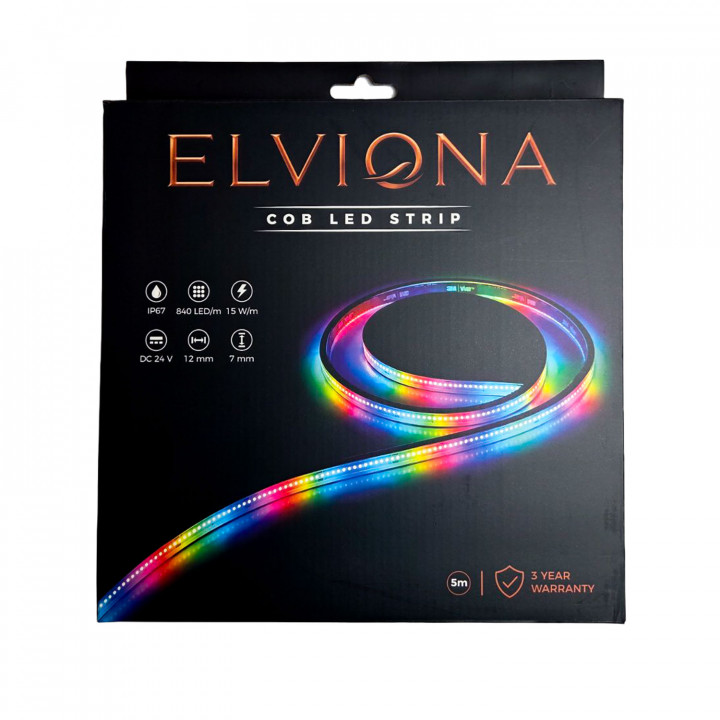 Elviona COB LED лента за сауна, RGB , 5 m