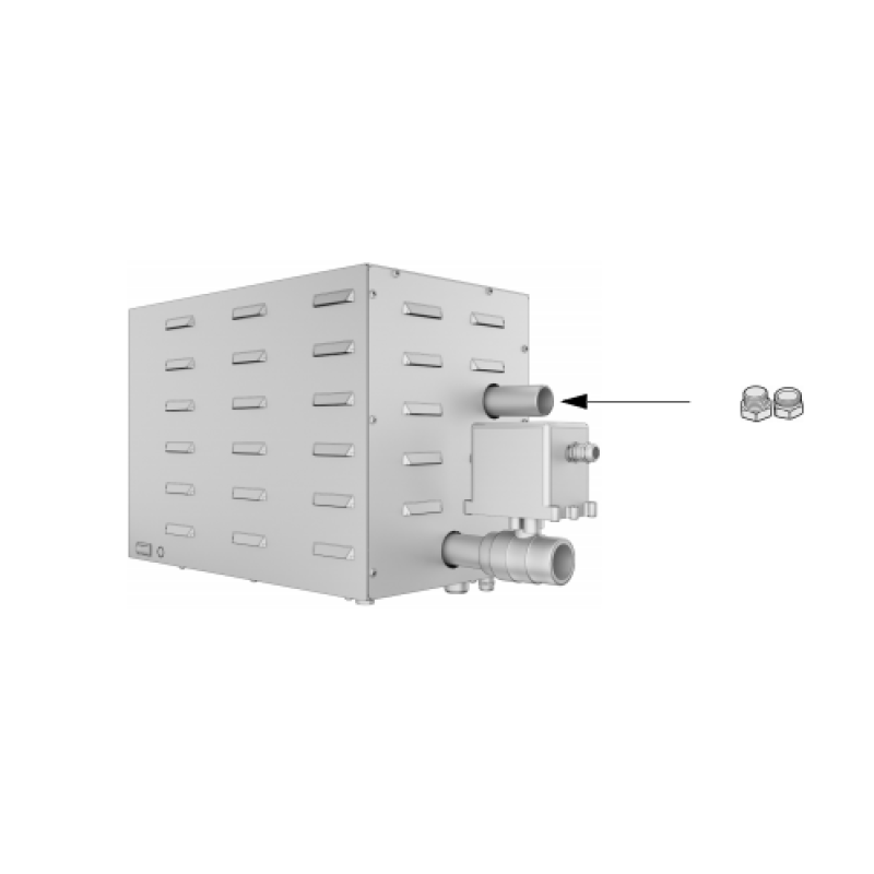 Месингово съединение за парогенератор Eos SteamAttrac